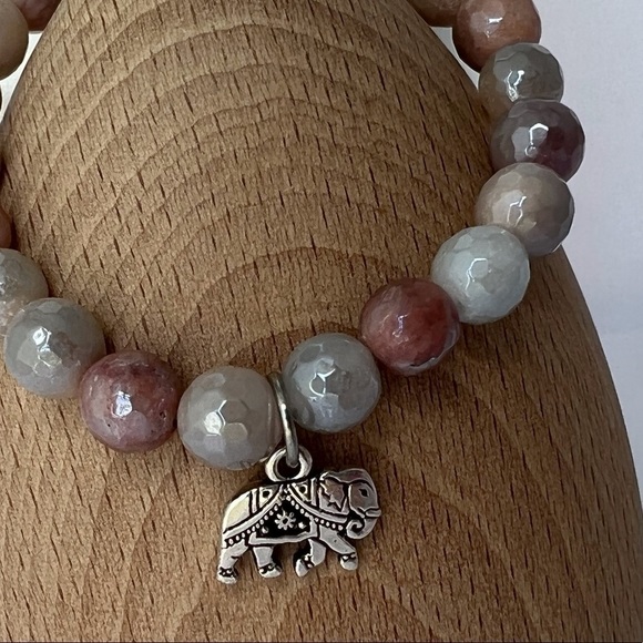 MYSTIC peach aventurine stretch bracelet - Picture 14 of 14